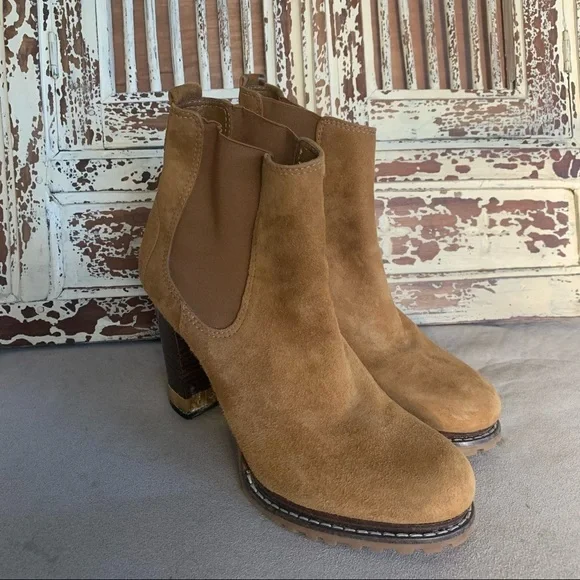 Tory Burch Suede Booties - Picture 6 of 16